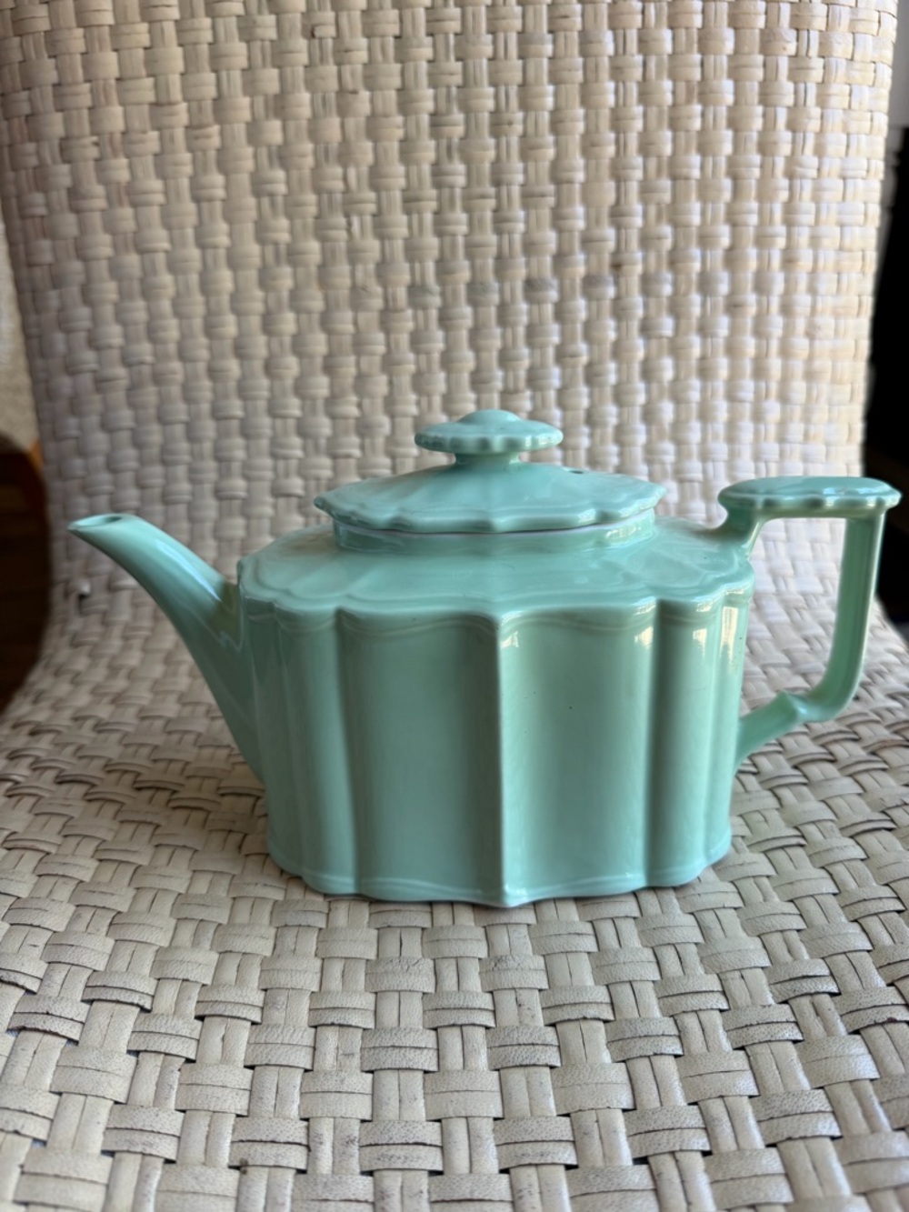 Mint Green Vintage-Style Ceramic Teapot by Hall 1940’s Mothers Day?